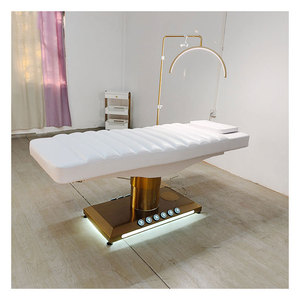 Hochwertiges elektrisches Gesichts bett Profession elles Luxus Gold 3 Motoren Spa Salon Bett Kosmetischer <span class=keywords><strong>Massage</strong></span> tisch Beauty Bed - Product Image 4
