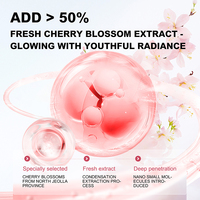 Ensemble de soins Sakura, produits de soin de la peau, nettoyant hydratant, tonique, crème, kits de soin du visage, ensemble de soins de la peau