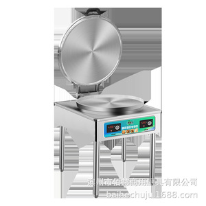 <b>Electric</b> Griddle 300Mm Diameter Automatic Temperature Control For Pancake Crepe Making - Product Image 2