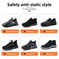 Nouvelles bottes de travail basses pour hommes, antistatiques, respirantes, résistantes à l'huile, résistantes aux chocs et aux perforations, pour l'industrie de la construction