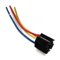 Relais Automobile 12 V 24 V 36 V 48 V 60 V 72 V 40 A 80 A Fixé Arrière 5 Broches, Relais de Conversion 40 A JD1914 12 V CC + Support