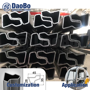 פרופיל צינור פלדה ASTM לעיבוד קר, צינור פלדה בהתאמה אישית ERW, צינור פלדה למכירה חמה בדרום מזרח אסיה, מסגרת תא נהג טרקטור במחיר הטוב ביותר של דאובו - Product Image 2