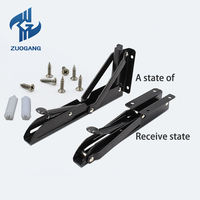 Zuogang edelstahl-Speicherhalter mit verstellbarem Winkel wandmontierte Regalhalterung wandmontierte faltbare Halterung