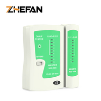 Testeur de câbles en gros, testeur de câbles LAN RJ45 RJ11 Cat5, testeur de batterie 9V PP3, coupe-câbles en plastique bleu, outils réseau