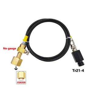 Sodastream Homebrew CO2 Carbon Dioxide <b>Tank</b> <b>Kit</b> External High Pressure Hose 1.5m Tr21-4 W21.8-14 CGA320 Grinder Type Air Tools - Product Image 1