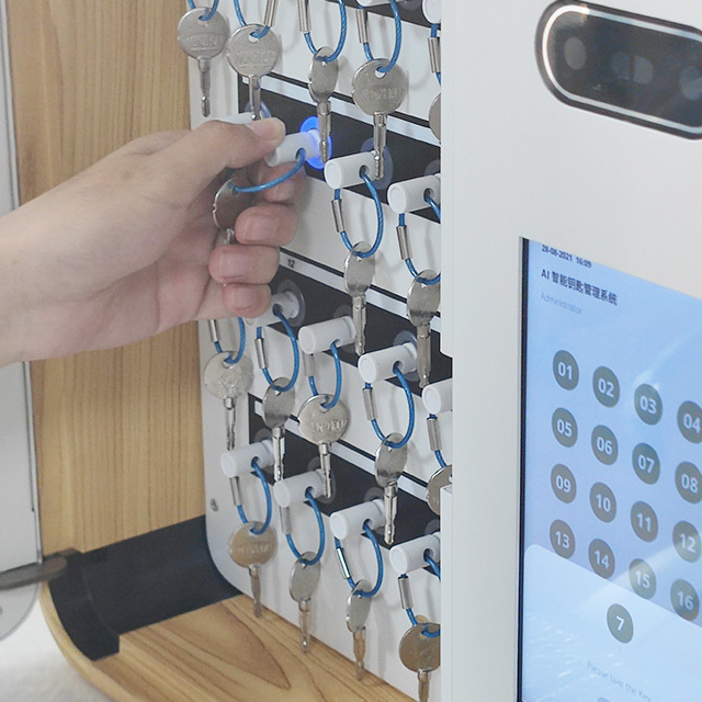99Plus V-200B Security Safe Intelligent Fingerprint/Facial Recognition/ID Office Key Storage Cabinet System