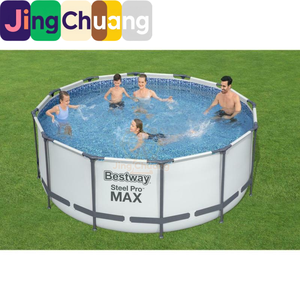 <span class=keywords><strong>Piscine</strong></span> hors-sol ronde Jingchuang56420 pour adultes et enfants, grand bassin à poissons - Product Image 4