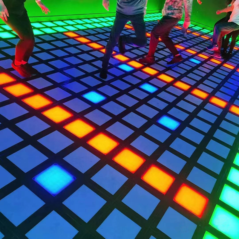 Indoor Playground Smart Floor Led Puzzle