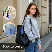 NOUVELLE Alarme de sécurité personnelle pour femmes 130 dB avec appel téléphonique d'urgence, lampe torche LED et design porte-clés portable