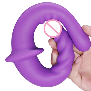 Dildos de <span class=keywords><strong>Doble</strong></span> Cabeza para Lesbianas, Dildos de Silicona para Masaje <span class=keywords><strong>Anal</strong></span> y Vaginal, Juguetes Sexuales de Penetración de <span class=keywords><strong>Doble</strong></span> Extremo para Lesbianas - Product Image 4