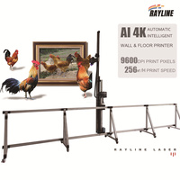 Impresora Vertical de Pared con IA 4K, Impresora UV Vertical, Máquina de Murales para Publicidad Exterior