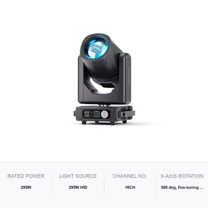Luz Móvil de Cabeza Giratoria de 295W HID 2°, DMX de 16 Canales para Eventos Escénicos y Discotecas - Product Image 5