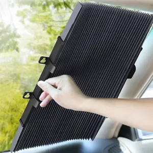 Universel 45cm 65cm 70cm Anti-éblouissement UV Isolation Thermique Voiture Pare-Soleil Rétractable Fenêtre De Voiture Pare-Soleil De Voiture Accessoires