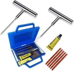 مجموعة إصلاح الإطارات الأوتوماتيكية الشاقة للطوارئ لعربات السيارات أداة يدوية لرافعة الإطارات برشام أداة لايحتاج لصقة الإطارات - Product Image 5