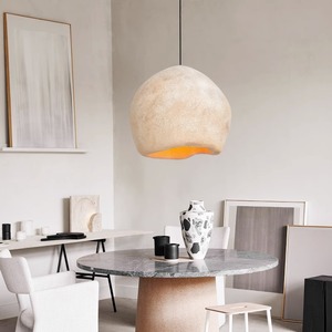 Nordic Designer Wabi-Sabi Style Lighting Fixtures Minimalist Unique <b>Bar</b> Counter Restaurant Pendant <b>Light</b> for Bedroom Guesthouse - Product Image 5