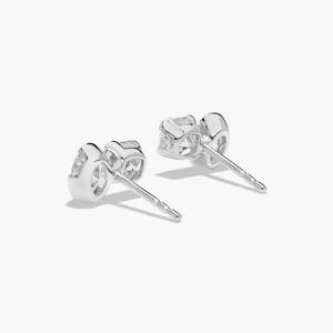 Sparkling Premium 925 Sterling Silver Moissanite Diamond Stud <b>Earrings</b> Luxury <b>Fine</b> Jewelry for Women Anniversary Birthday Gift - Product Image 5