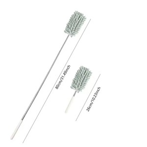 1pc Brosse à <span class=keywords><strong>poussière</strong></span> télescopique à manche extensible, brosse à <span class=keywords><strong>poussière</strong></span> pour toiles d'araignées, brosse à <span class=keywords><strong>poussière</strong></span> pour les espaces étroits, outils de nettoyage pour la maison et la voiture - Product Image 6
