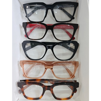 Déstockage de montures optiques en acétate, montures de lunettes faites à la main, montures de lunettes optiques en acétate mixte pour hommes et femmes