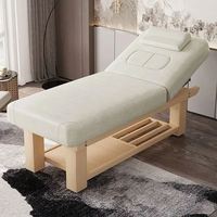 Lit de massage pliable multifonctionnel en cuir véritable de luxe moderne, vente en gros Diant, fabriqué à Shanghai, pour hôtel, chambre et institut de beauté