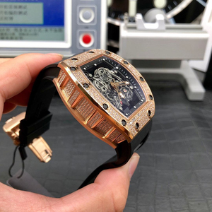 High-end men's mechanical <b>watch</b>, titanium with diamond-set tourbillon automatic mechanical <b>watch</b> 035 - Product Image 6