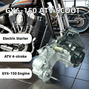Scooter de Dos Ruedas con Motor GY6-150 de 4 Tiempos y Cilindrada Larga, Nuevo Encendido CDI para Motocicleta, Motores de Moto - Product Image 2