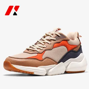 OEM Customized Logo Lightweight Fashion Platform Sports Shoes Breathable Casual Walking Running Style Men Sneakers