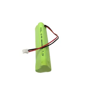 NI-MH 7.2V AAA 600mAh الصناعية بطارية قابلة للشحن حزمة