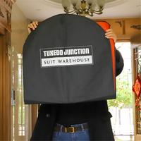 Housse de vêtement de voyage personnalisée en non-tissé, réutilisable, pliable, anti-poussière, pour rangement, vente en gros