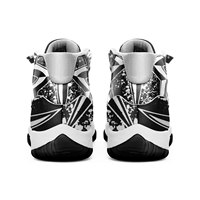 Baskets de basketball montantes personnalisées OEM, impression couleur au choix, chaussures de sport à lacets personnalisables pour hommes et femmes