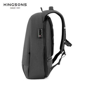 Mochila Impermeable para Portátil de Negocios Kingsons, Bolsa de Viaje Resistente para Computadora con Compartimento Digital y Puerto USB - Product Image 4