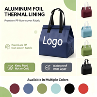 Sac de livraison alimentaire en non-tissé, imperméable, isotherme, grande capacité, durable, écologique et recyclable, pour la vente en gros