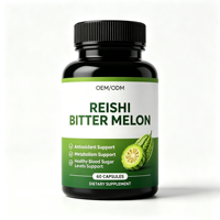 Capsules de Reishi et de Melon Amer OEM/ODM – Formule Végétale pour le Soin Immunitaire et le Bien-être Quotidien des Adultes