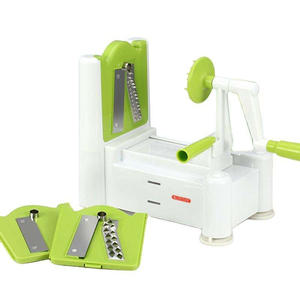 Microtome rotatif 3-en-1 portable de haute qualité, facile à nettoyer, pour spirales de légumes - Product Image 3