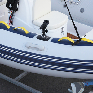 Bateau gonflable de sport de pêche de bateau de RIB de coque en fibre de verre à grande vitesse de la CE Voile RIB 430 Bateau avec le moteur hors-bord <span class=keywords><strong>4</strong></span> temps - Product Image 4