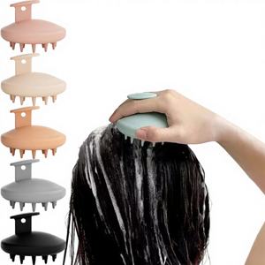 Cepillo de Silicona Zenidoo X070201 para Champú, Masaje del Cuero Cabelludo y Cuerpo, Limpieza Profunda de la Raíz y Alivio de la Picazón - Product Image 1