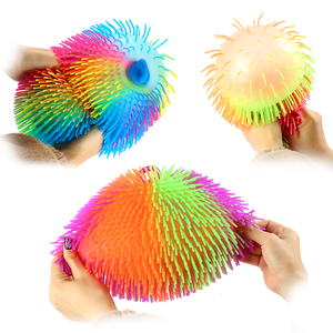 Pelota Antiestrés <span class=keywords><strong>de</strong></span> 8 Pulgadas, Multicolor, con Púas, Juguete Educativo para Niños y Adultos - Product Image 1