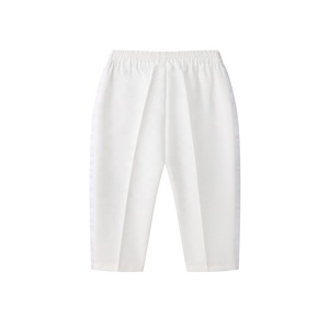 Abito da battesimo in smoking classico per ragazzo personalizzato abiti da battesimo per bambino e ragazzo <span class=keywords><strong>Blazer</strong></span> Beige camicie bianche pantaloni con cravatta a papillon per 2-7 anni - Product Image 5