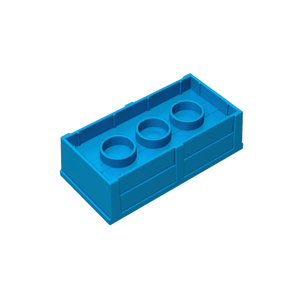 GoBricks GDS-D083รางหญ้า1X3ชิ้นส่วนอิฐขนาดใหญ่ - Product Image 4