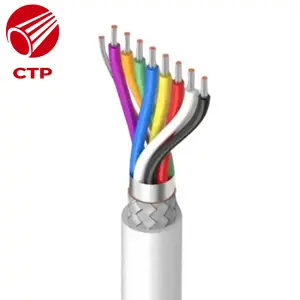 USA Canada Type AC Power Thermoplastic Insulated Wire Flexible Awm 18AWG Copper Wire Harness Electrical Cable