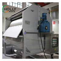 Automatischer rotierender Trommel sieb filter aus rostfreiem Stahl Rotations sieb für die Wasser aufbereitung bei der Abwasser behandlung von Lebensmitteln