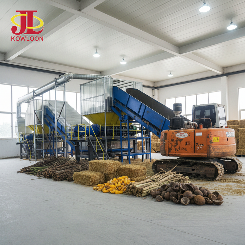 Large Capacity Agricultural Waste Crusher for