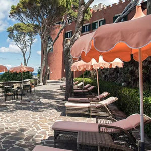 Parasol <span class=keywords><strong>de</strong></span> grande taille, style pagode glamour old-school, aspect ludique des bords festonnés. - Product Image 4