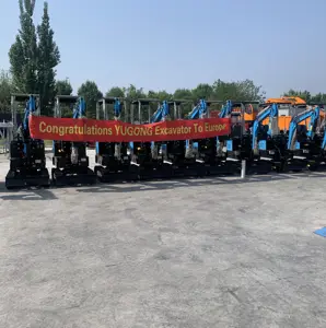 China Nieuwe 1.0ton Mini Graafmachines Nieuwe Kubota/Yanmar Motor Kleine Graafmachine 1 Ton Machine Prijzen Voor Verkoop