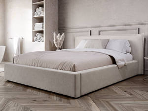 เตียงหุ้มเบาะพร้อมที่เก็บของ 160x200 สีเทา โซโร 90 - Product Image 3