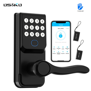 Vàng Phần Cứng Thông Minh Kỹ Thuật Số Cửa Khóa Hai Mặt Keyless <span class=keywords><strong>Fob</strong></span> Wifi Apple Châu Âu Tương Thích Cho Thép Bên Ngoài Đám Mây-Kích - Product Image 3