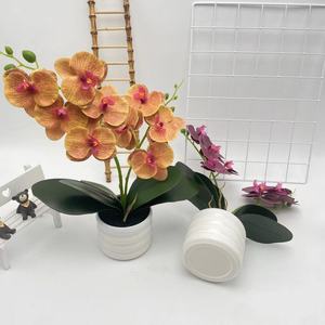 Orquídea Phalaenopsis Paulon en Maceta de 35 cm de Altura, Flor Artificial para Decoración del Hogar, Exterior, Accesorios para Fotografía de Bodas - Product Image 3