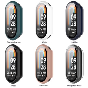 Funda Protectora Transparente para Xiaomi Band 10/NFC, Carcasa Transparente Todo en Uno con Protector de Pantalla para <span class=keywords><strong>Mi</strong></span> Band 8/9 - Product Image 5