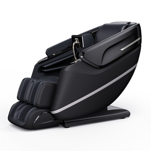 Massage Chair 4D Robotic Hand Full Body Massage SL Guide Rail Plug-In White And Black - Product Image 2