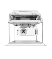 Support de plafond pour projecteur à commande centrale Dry Node, suspension électrique encastrée et dissimulée avec déplacement de 1,5 mètre