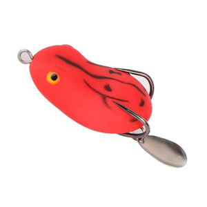 เหยื่อ<span class=keywords><strong>ตก</strong></span><span class=keywords><strong>ปลา</strong></span>แบบนิ่ม 4.5 ซม. 7 กรัม รูปทรง<span class=keywords><strong>กบ</strong></span> สำหรับ<span class=keywords><strong>ปลา</strong></span>ชะโด แบบติดตะขอ พร้อมใบพัด - Product Image 1
